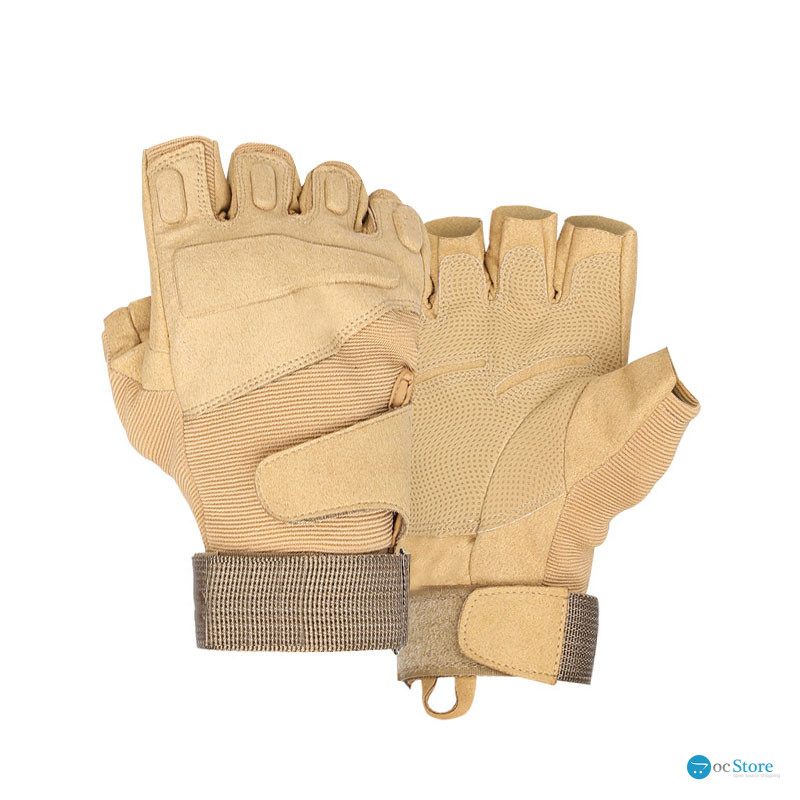 Перчатки тактические беспалые E302 Sand Khaki XL