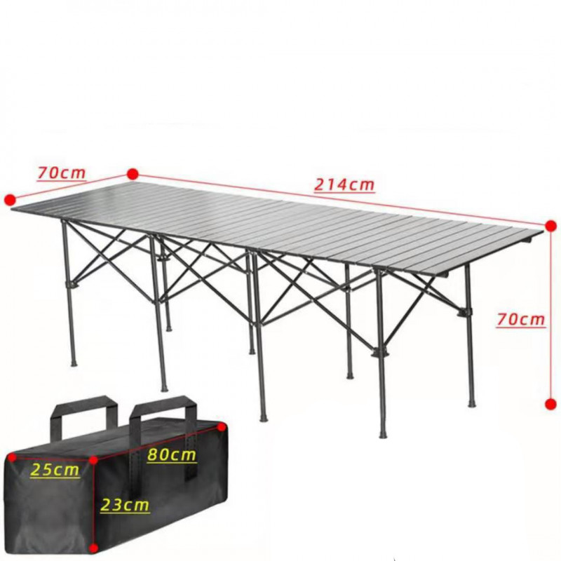 Стол складной S5436 214*70*70 см