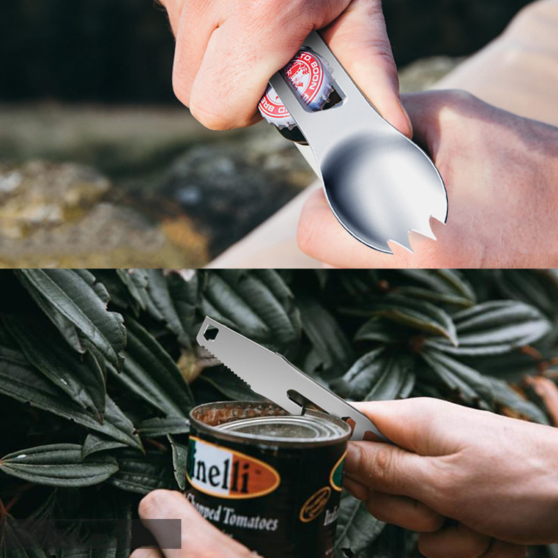 Туристический походный набор YUANTOOSE S01 нож, вилка, ложка