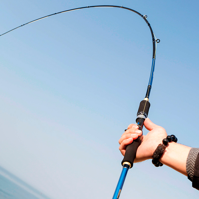 Спиннинговое удилище YUMINGBU KNIGHT Karbon IM7 2.4м 5-30г Section: M/ML Мультипликаторная