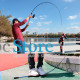 Спиннинговое удилище YUMINGBU KNIGHT Karbon IM7 2.4м 5-30г Section: M/ML Мультипликаторная
