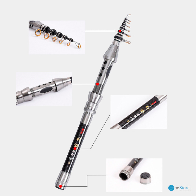 Удочка телескопическая LEO 27593 2,4 м