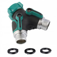 Разделитель BlueBird 5139 соединитель для садового шланга с отдельными двухпозиционными клапанами