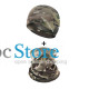 Комплект шапка-баф флисовая JY-139 Camouflage CP
