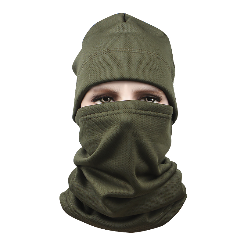 Комплект шапка-баф флисовая JY-139 Green