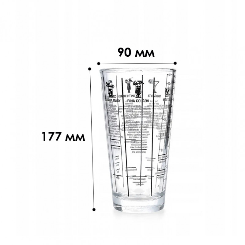 Шейкер для коктейлей 650 мл Creation TJQ70-1