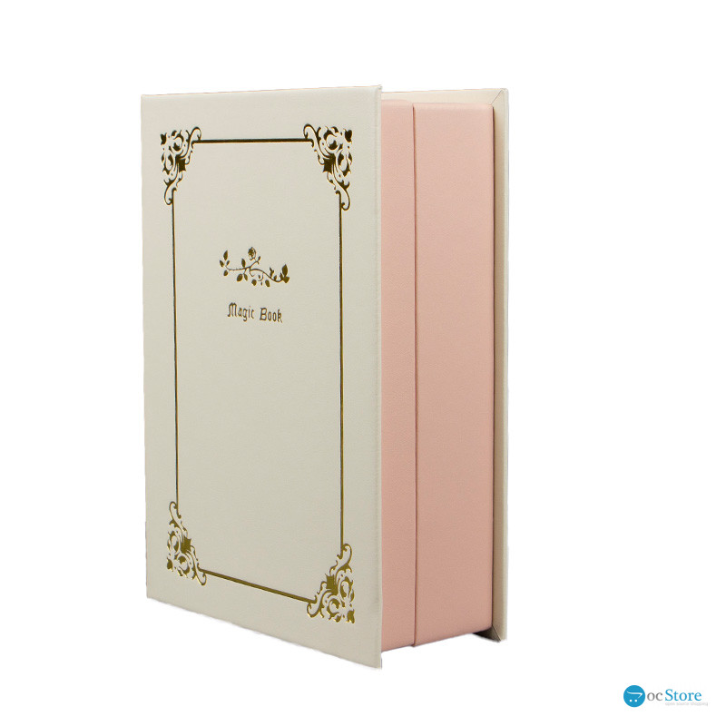 Шкатулка книга Casegrace SP-01115 органайзер для хранения ювелирных изделий White