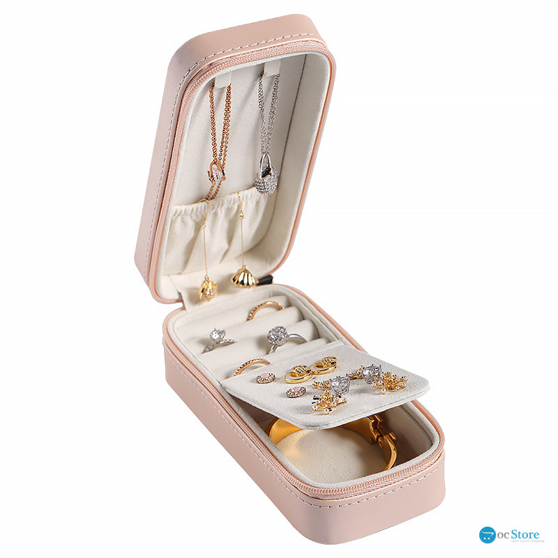 Шкатулка Casegrace SP-01185 для украшений и ювелирных изделий портативная 15*6,5*4,8 см Pink