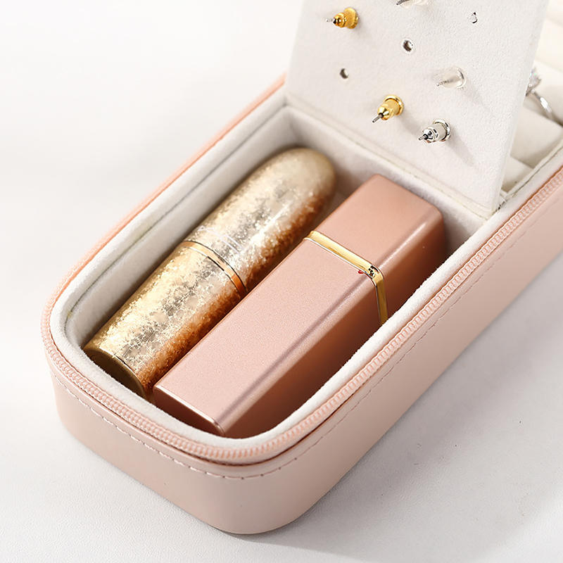 Шкатулка Casegrace SP-01185 для украшений и ювелирных изделий портативная 15*6,5*4,8 см Pink