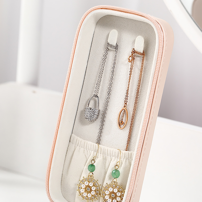 Шкатулка Casegrace SP-01185 для украшений и ювелирных изделий портативная 15*6,5*4,8 см Pink