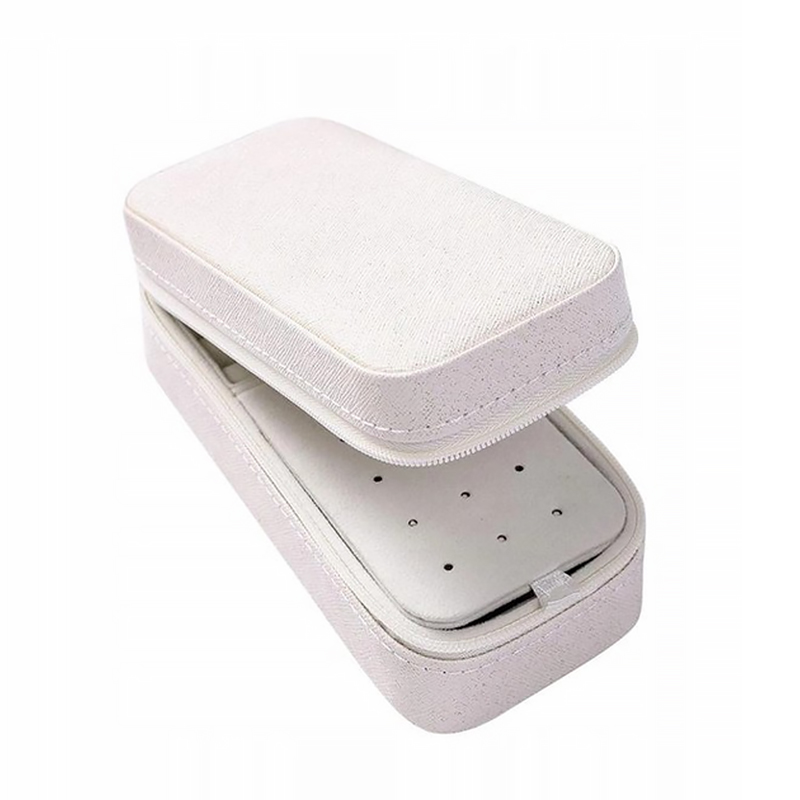 Шкатулка Casegrace SP-01185 для украшений и ювелирных изделий портативная 15*6,5*4,8 см White