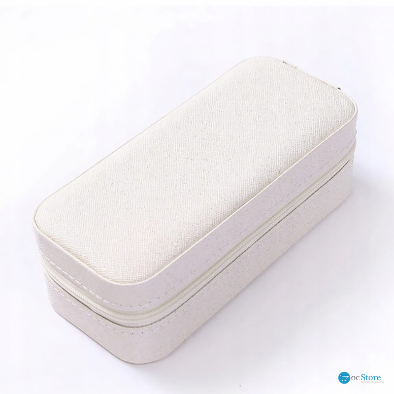 Шкатулка Casegrace SP-01185 для украшений и ювелирных изделий портативная 15*6,5*4,8 см White
