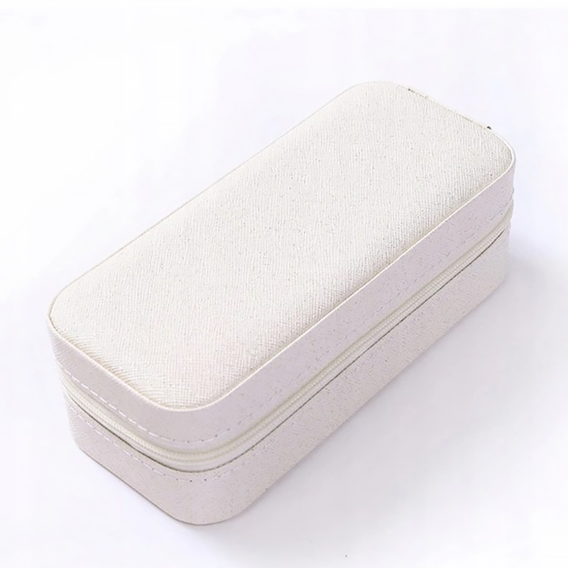 Шкатулка Casegrace SP-01185 для украшений и ювелирных изделий портативная 15*6,5*4,8 см White