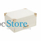 Шкатулка Casegrace SP-01261 для украшений и ювелирных изделий двухуровневая  23*17*12 см White