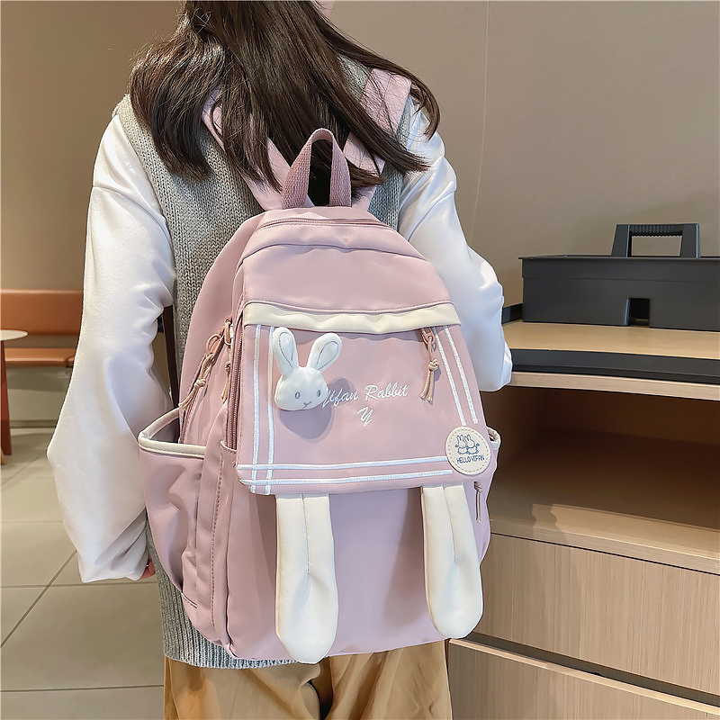 Рюкзак подростковый 21727 Зайка 20L Pink