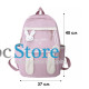Рюкзак подростковый 21727 Зайка 20L Pink