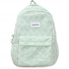 Рюкзак подростковый 5108 для ноутбука 14" водонепроницаемый 2 отделения 20-35 л Green