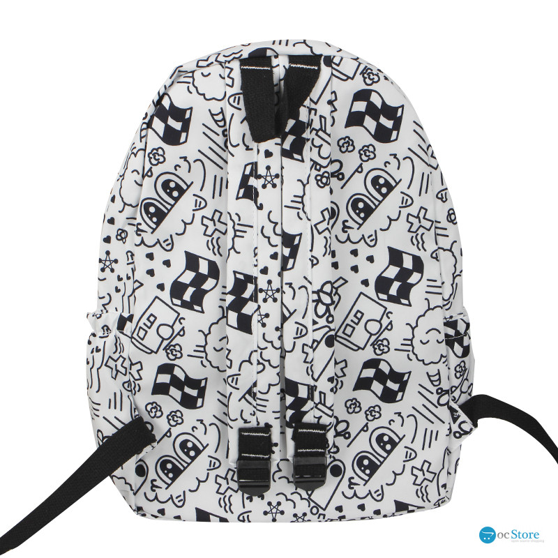 Рюкзак подростковый 5154 с рисунками 20-35 л Black