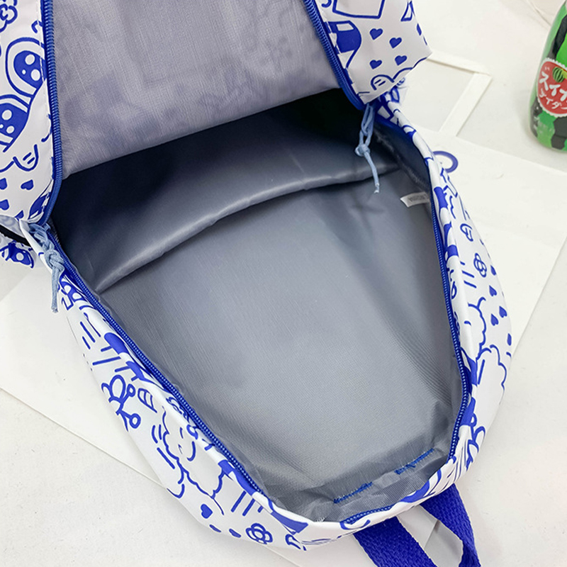 Рюкзак подростковый 5154 с рисунками 20-35 л Blue