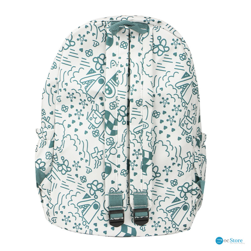 Рюкзак подростковый 5154 с рисунками 20-35 л Green