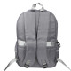 Рюкзак подростковый 5504 для ноутбука 14" водонепроницаемый 2 отделения 20-35 л Gray