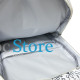 Рюкзак подростковый 601928 с надписями и рисунками 20L White