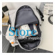 Рюкзак подростковый 901229 с брелком 20-35L школьный White