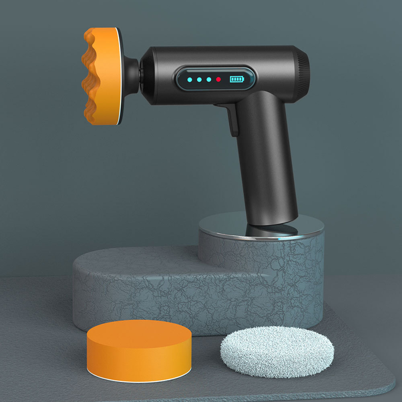 Ручная полировочная машинка LY-02 для авто аккумуляторная для полировки чистки машины 3 диска USB