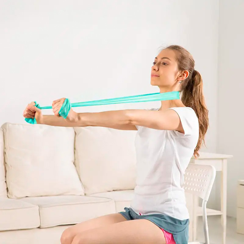 Эластичная лента AOLIKES LD-3605 150см для йоги и пилатеса фитнеса и силовых тренировок Tiffany