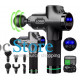 Перкусійний ударний масажер Rlaxyoo S3 Massage Gun  (12 насадок) 30 режимів (Карбон)