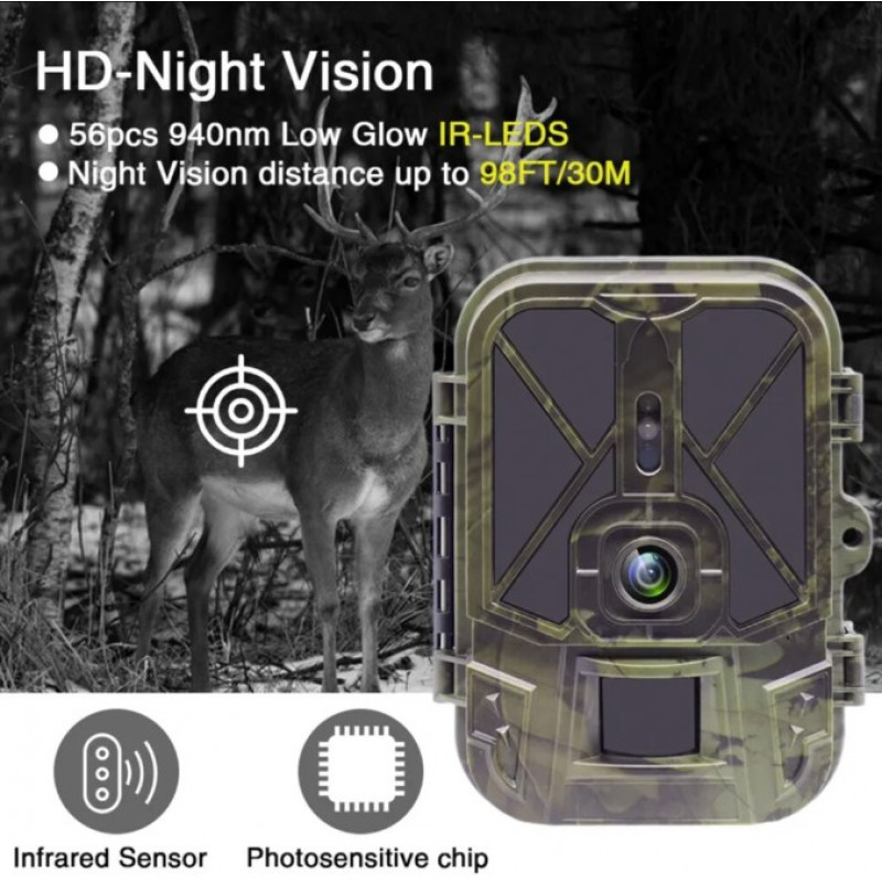 Фотопастка Suntek HC 940A — зйомка в 4K (50Mp), фото та відео.