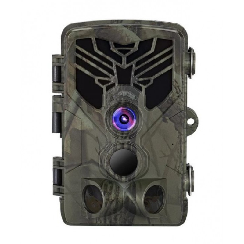 Фотопастка Suntek HC-810A з датчиком руху та нічним зніманням, огляд 120°, дальність 20 м, захист IP65. Камера для охорони території.