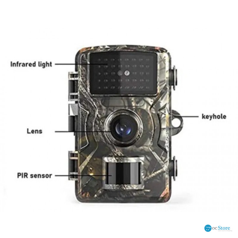 Фотопастка Suntekcam DL-100 (12 Мп, 2" дисплей), захист IP66. Камера з датчиком руху та нічною зйомкою.