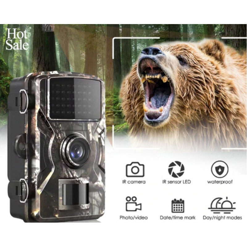 Фотопастка Suntekcam DL-100 (12 Мп, 2" дисплей), захист IP66. Камера з датчиком руху та нічною зйомкою.