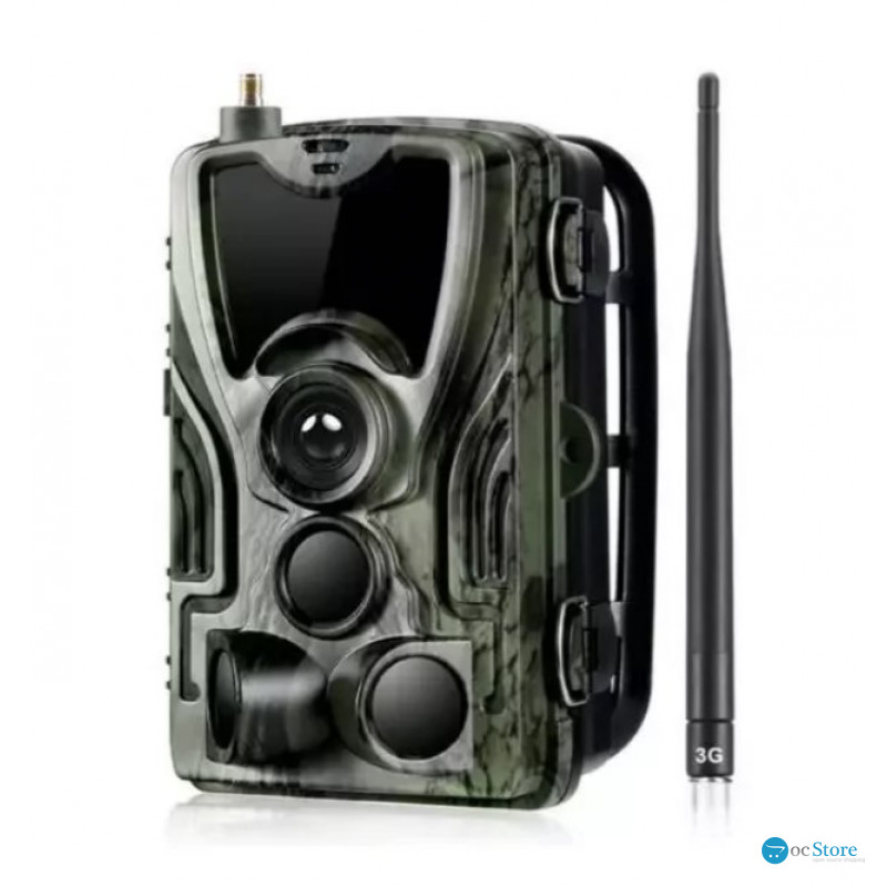 Фотопастка Suntek HC 801M з GSM модулем G2, огляд 120°, нічна зйомка, датчик руху, захист IP65, дальність 25 м.