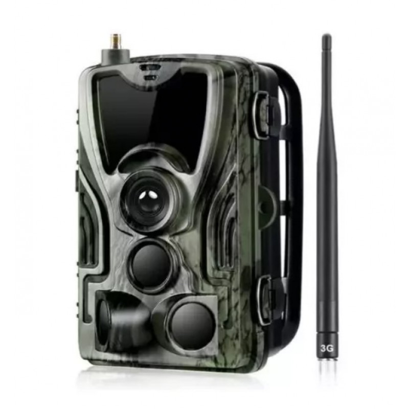 Фотопастка Suntek HC 801M з GSM модулем G2, огляд 120°, нічна зйомка, датчик руху, захист IP65, дальність 25 м.