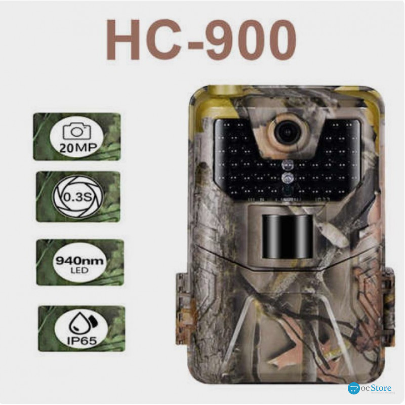 Фотопастка Suntek HC 900M з кутом огляду 120°, GSM модуль G2, нічна зйомка та датчик руху.