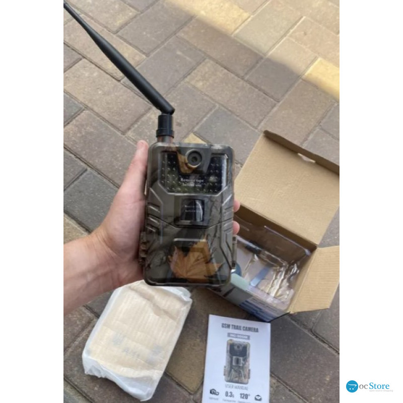 Фотопастка Suntek HC 900M з кутом огляду 120°, GSM модуль G2, нічна зйомка та датчик руху.
