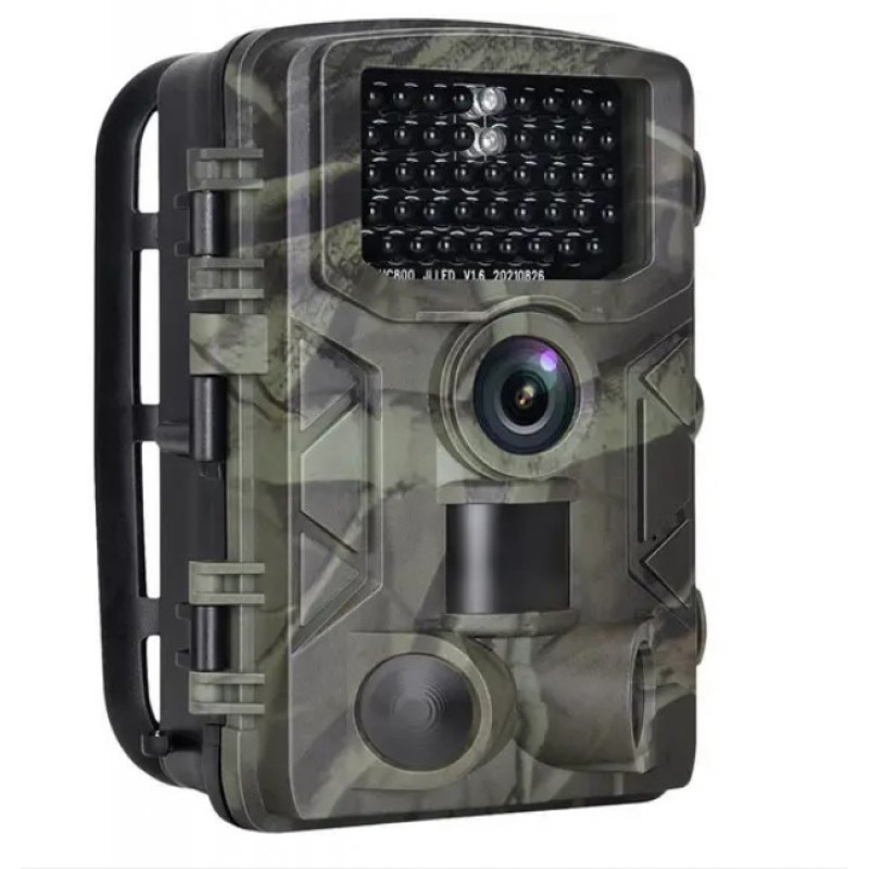 Фотопастка Suntek HC-808A з кутом огляду 120°, датчиком руху, нічним знімком та захистом IP65 — камера для охорони на відстані до 20 метрів.