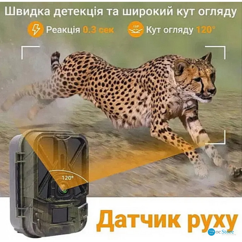 Фотопристрій HC940 LTE PRO з передачею даних, акумулятором 10000mAh, 4G, відео 4K, фото 30МП