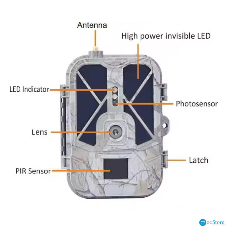 Фотопастка Suntek HC-940M-LI: нічна зйомка, GSM-модуль, датчик руху, захист IP65, дистанція 25 м