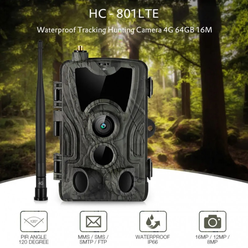 Фотопастка Suntek WiFi 801 Pro - Камера для спостереження з WiFi