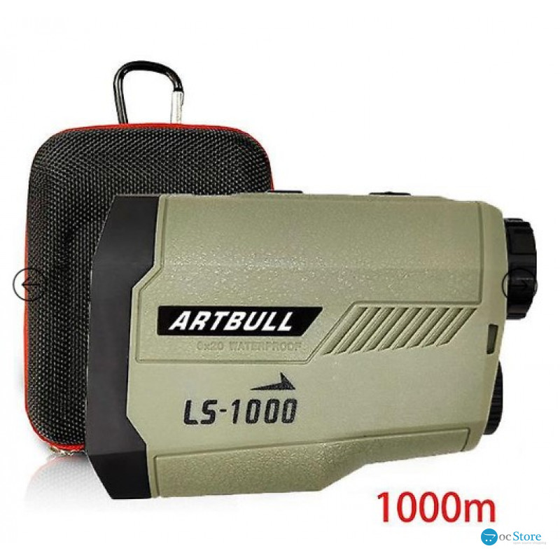 Лазерний далекомір Artbull LS-1000 – точне вимірювання відстані до 1000 метрів з урахуванням кута нахилу та швидкості руху.