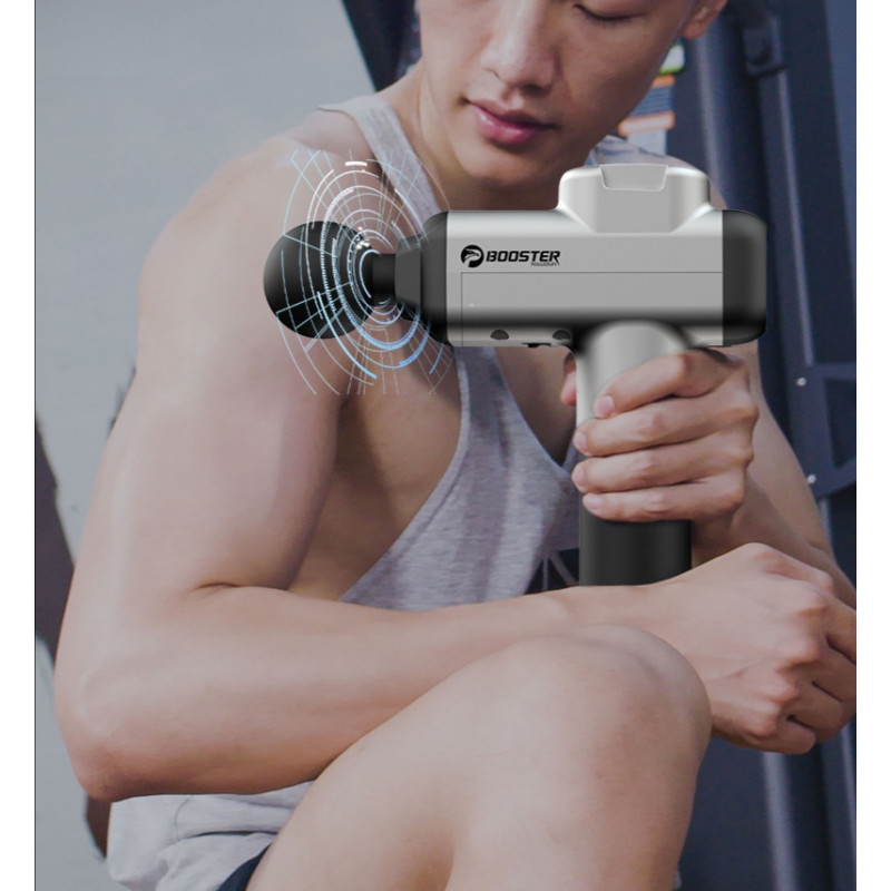 Перкусійний масажер Booster M2-A — потужний ударний пістолет для масажу