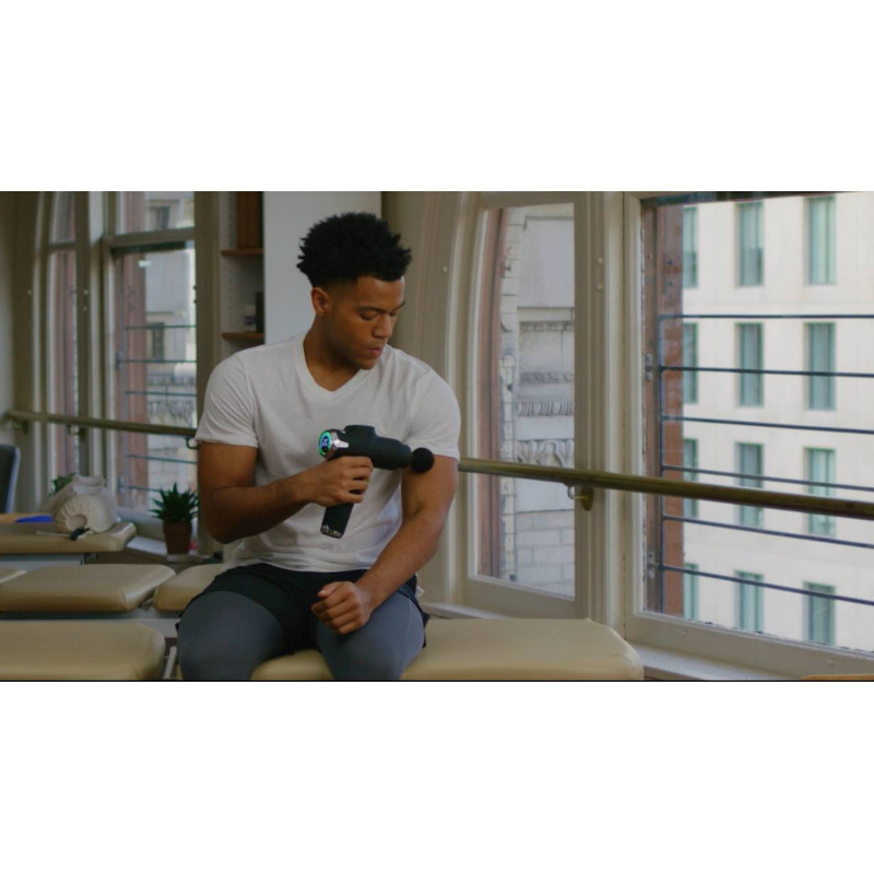 Професійний ударний перкусійний масажер Booster Fusion Black Pro (чорний) для тіла.