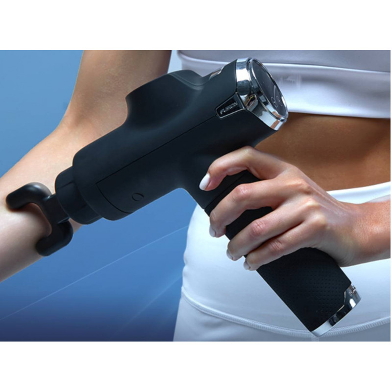 Професійний ударний перкусійний масажер Booster Fusion Black Pro (чорний) для тіла.