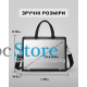Шкіряна чоловіча ділова сумка 38x29x8, папка портфель для роботи  Tiding Bag 30987 чорна