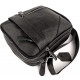 Чоловіча шкіряна сумка через плече 18х21х7, барсетка для документів Tiding Bag M38-10131A чорна