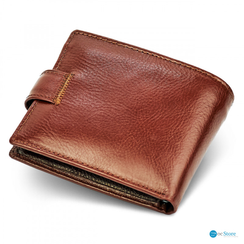 Чоловічий портмоне з натуральної шкіри ST Leather B104 Коричневий