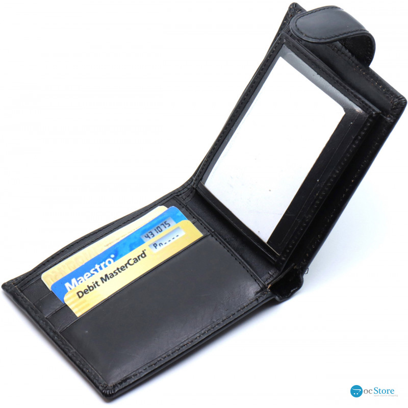 Стильне шкіряне портмоне ST Leather В 103 Чорний